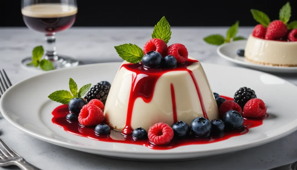 vegan panna cotta